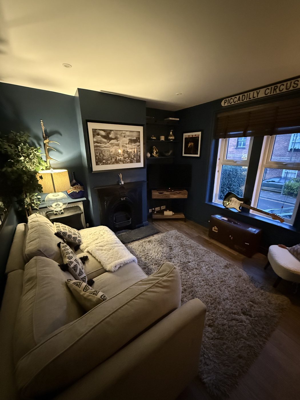 Characterful managed living room